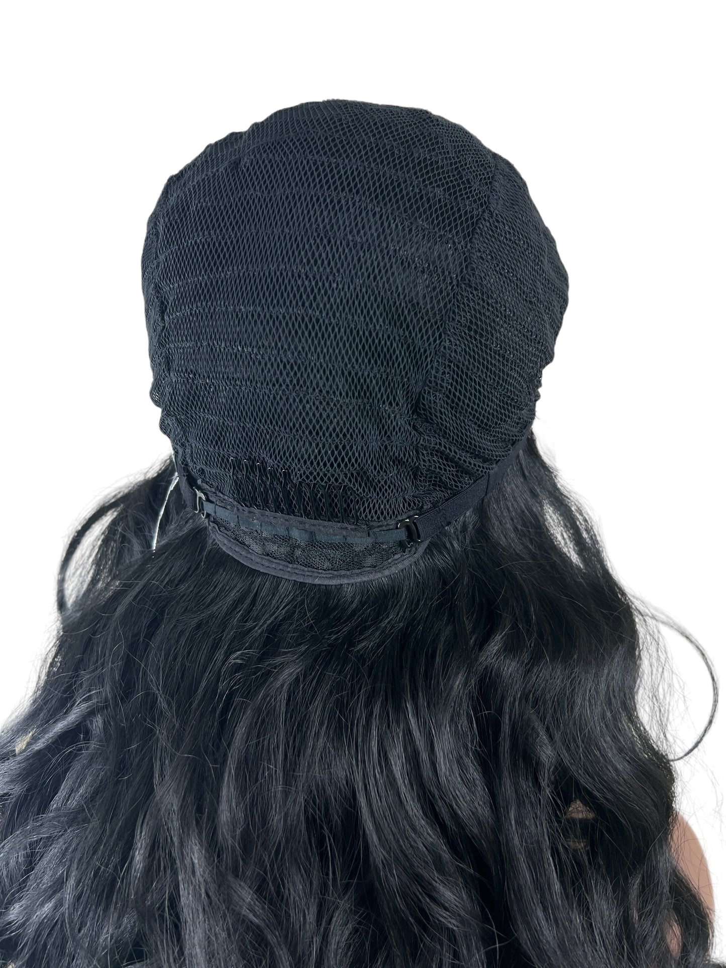 Loose curls in Black T Part lace Front Wig