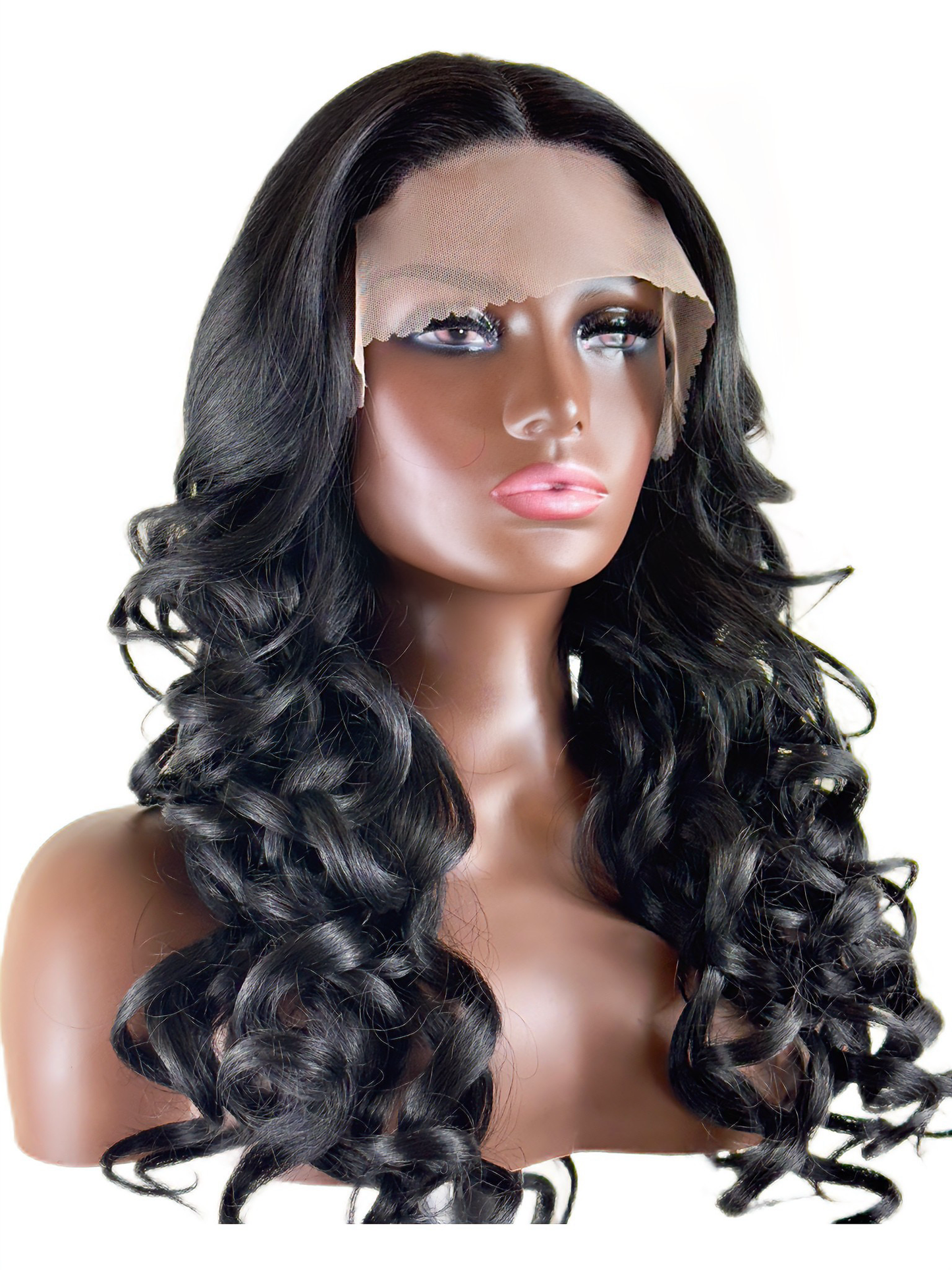 Loose curls in Black