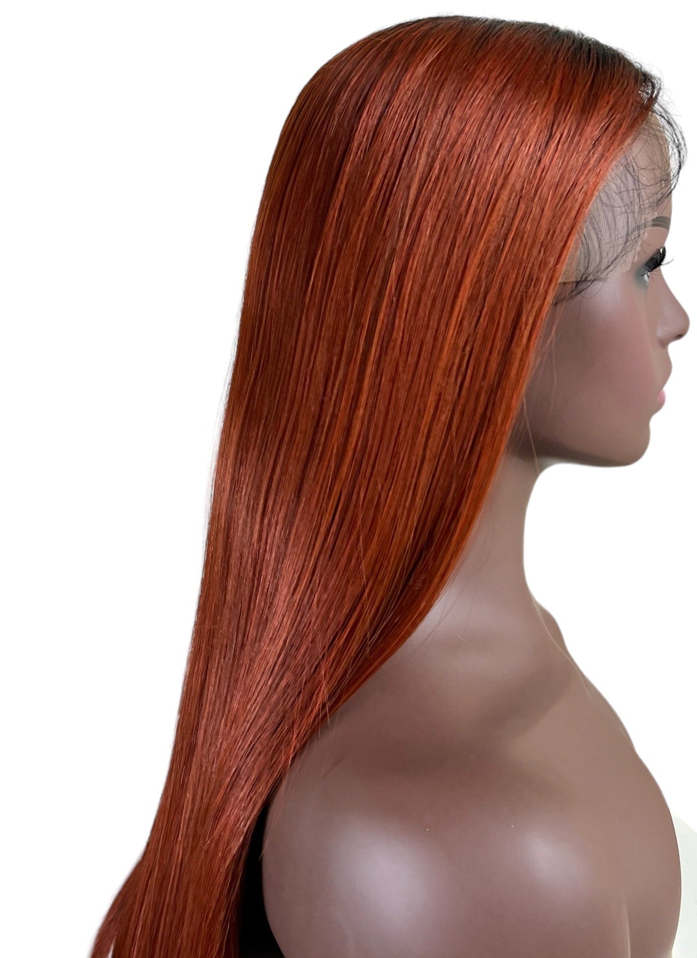 Bone Straight Cooper 13x4 T Part Lace frontal Synthetic wig