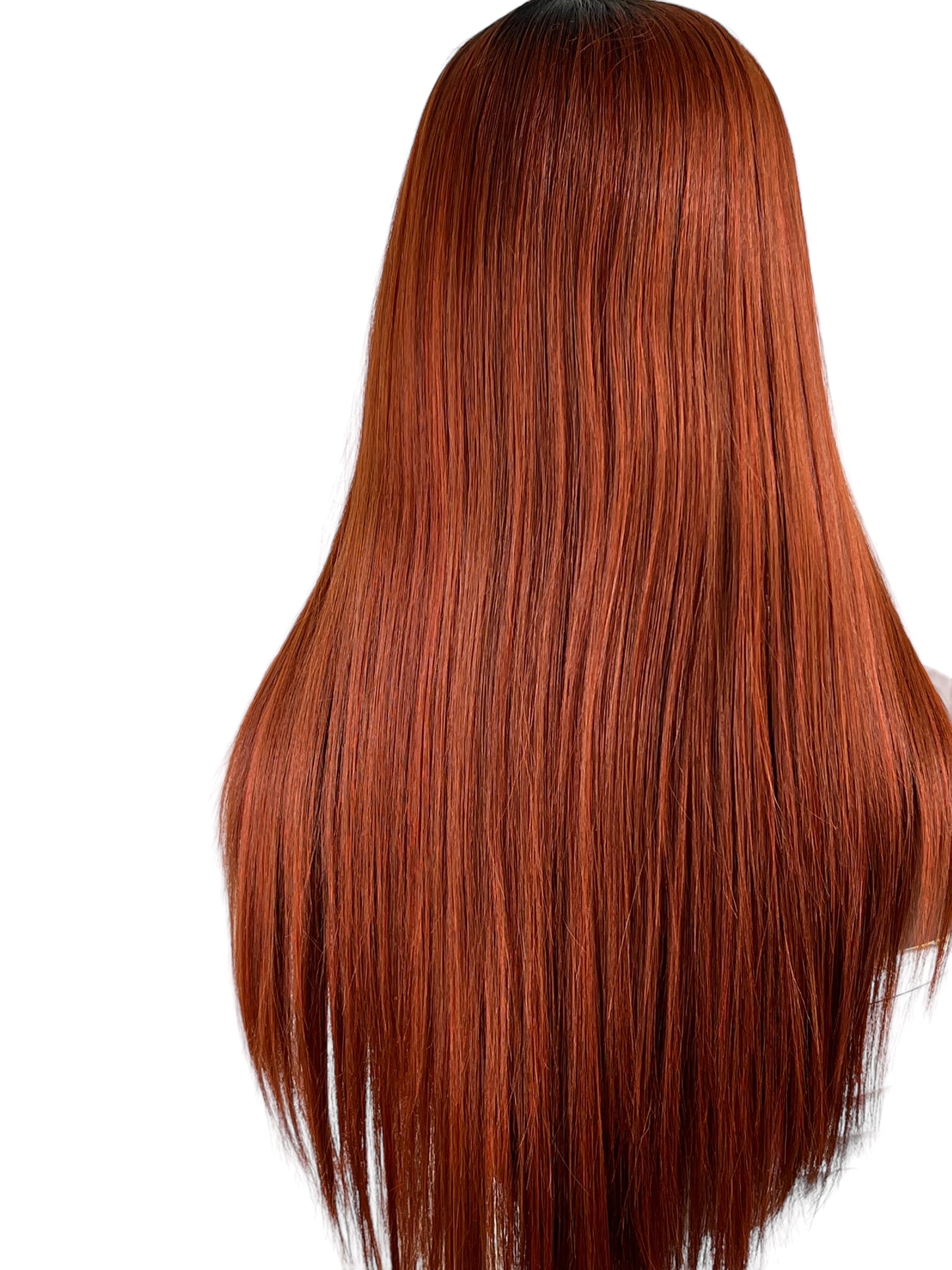 Bone Straight Cooper 13x4 T Part Lace frontal Synthetic wig