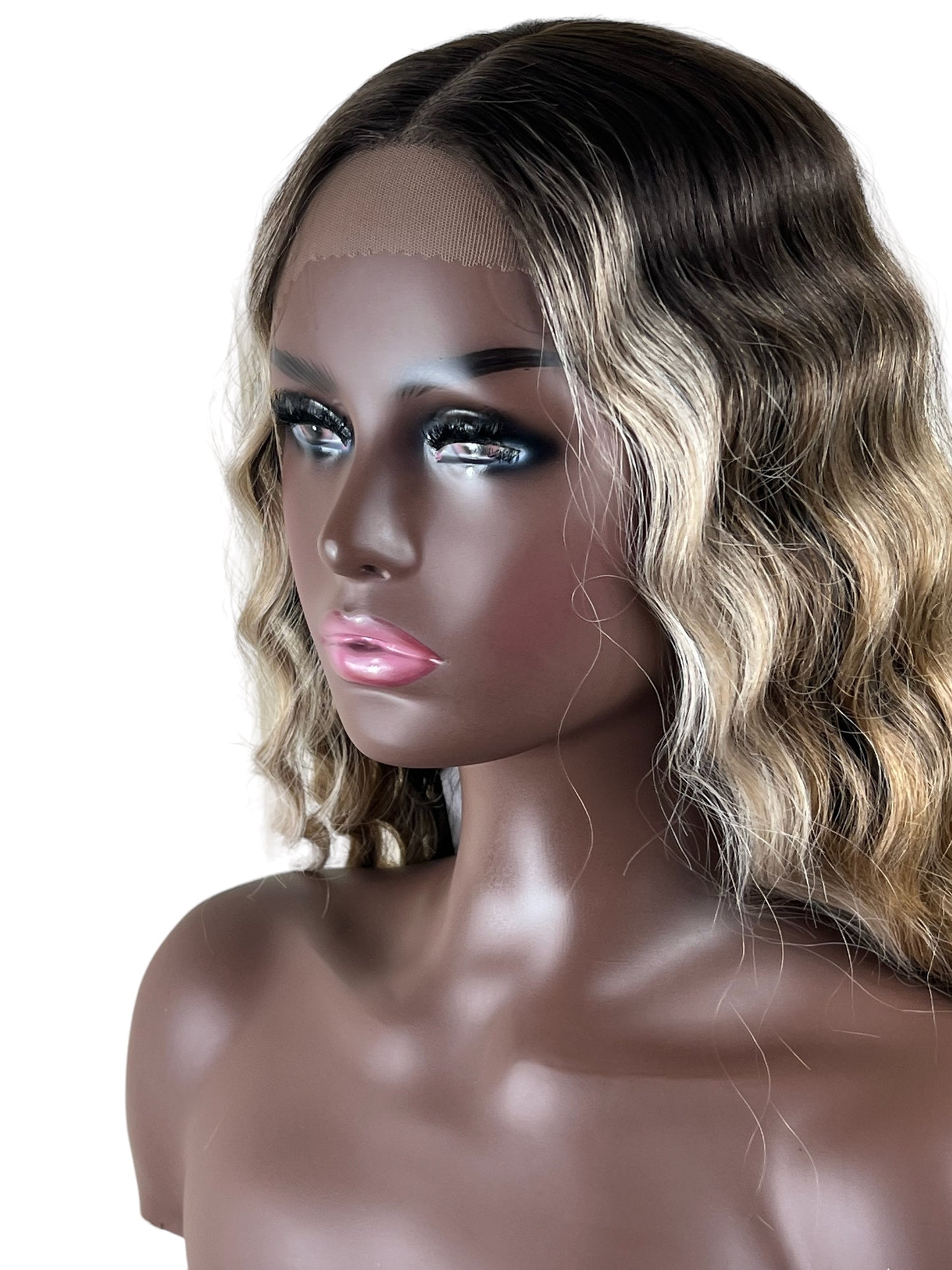 Lexi Ombre Sunflower Blonde T Part Lace wig