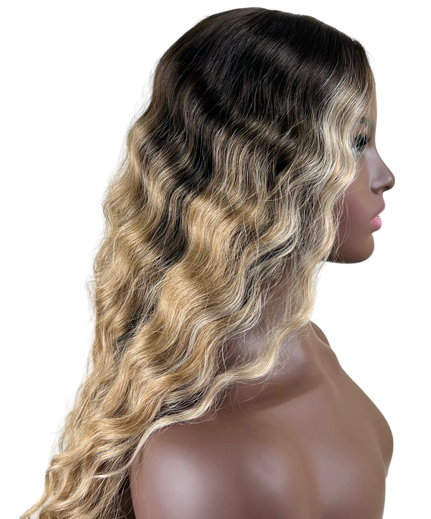 Lexi Ombre Sunflower Blonde T Part Lace wig