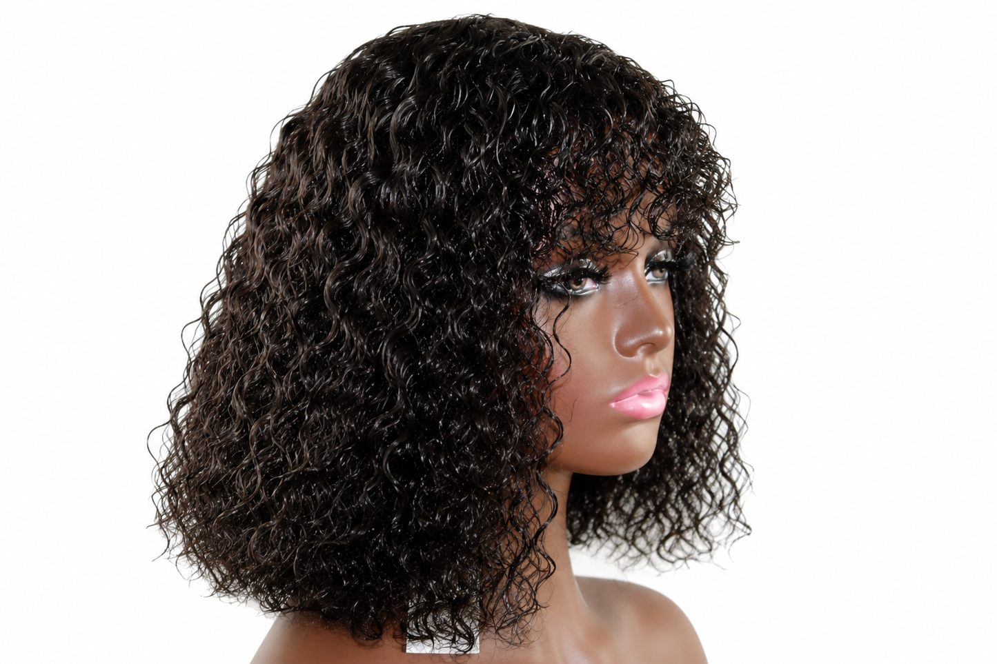 Zara Natural Curly Bob Wig