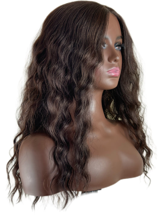 Gosha Curly Lace Front Wig(Brown)