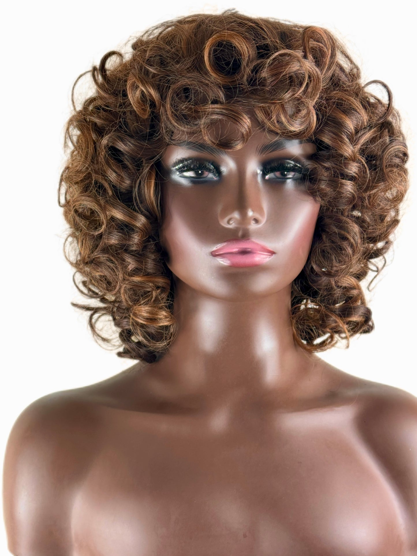 Tracie Large Curls Short Wig