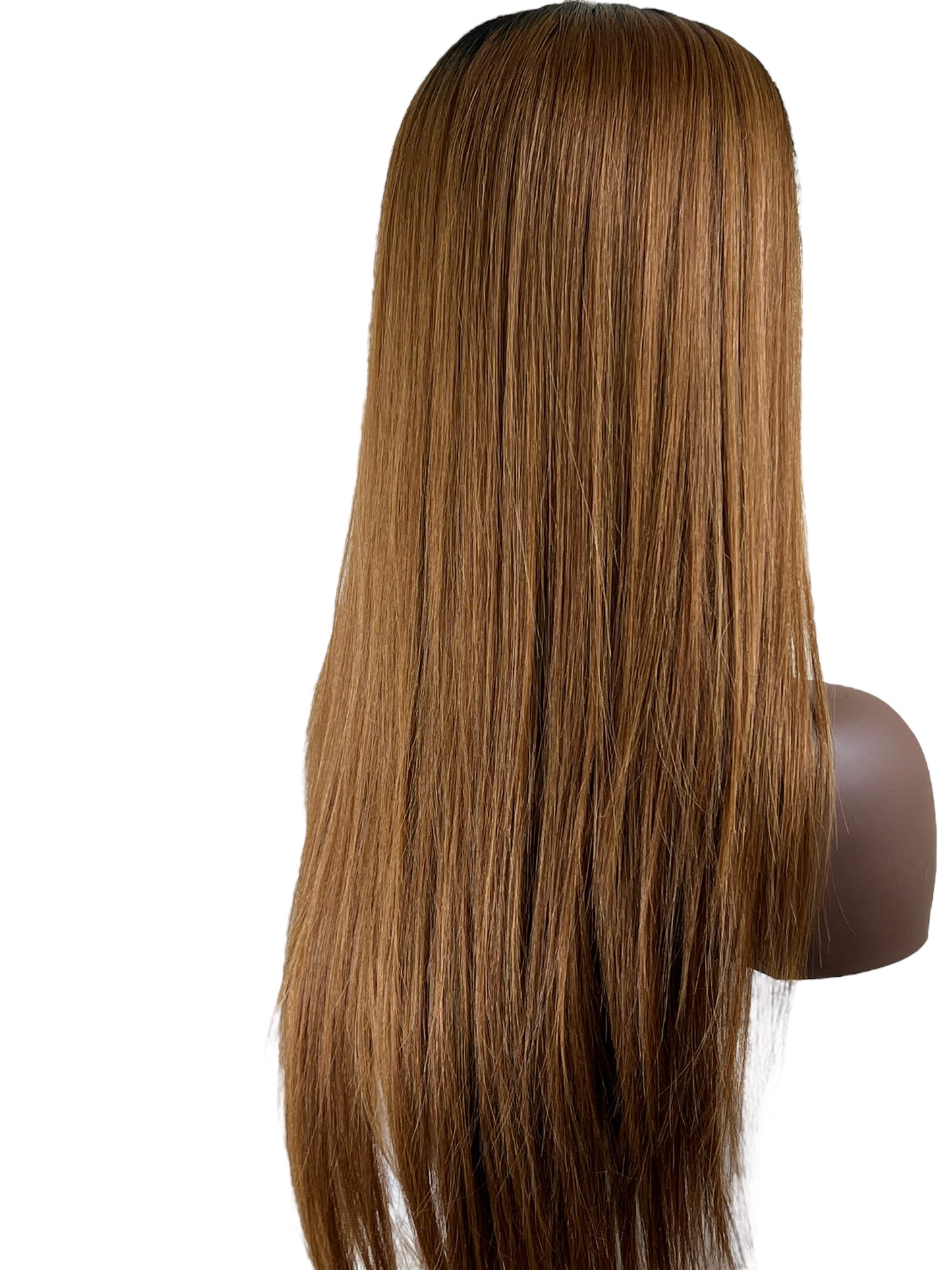 Bone straight Ombre Beeline Honey 13 x4 T Part Lace Synthetic wig